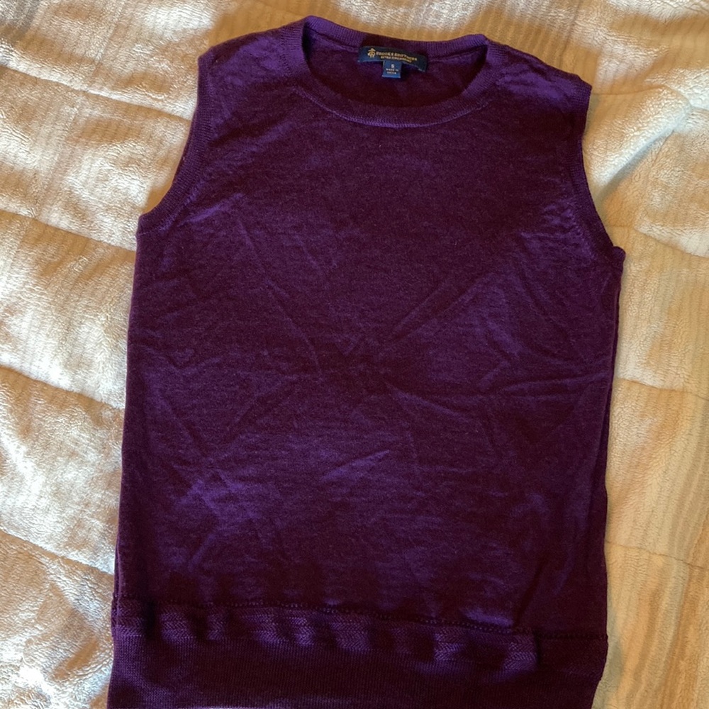 Brooks Brothers Lightweight Merino Wool sweater vest